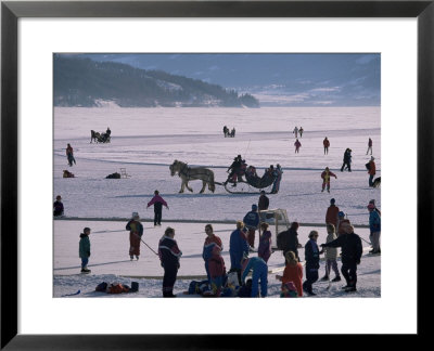 The Great Ice Fair, Lillehammer, Norway, Scandinavia by Adam Woolfitt Pricing Limited Edition Print image