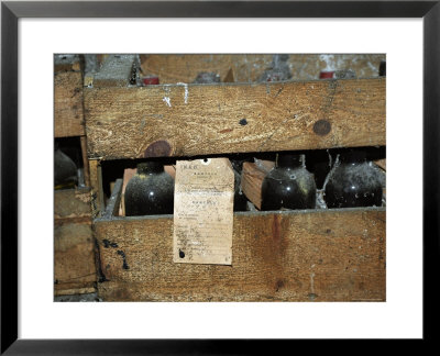 Wooden Crate Of Bottles, Banyuls Wine, Cellier Des Dominicains In Collioure by Per Karlsson Pricing Limited Edition Print image