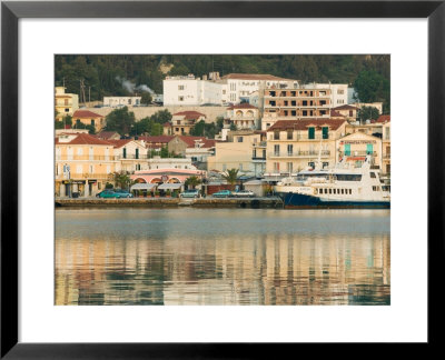 Sunrise View Of Waterfront, Zakynthos, Ionian Islands, Greece by Walter Bibikow Pricing Limited Edition Print image