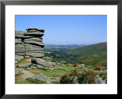 Dartmoor From Combestone Tor, Devon, England, Uk by Michael Black Pricing Limited Edition Print image