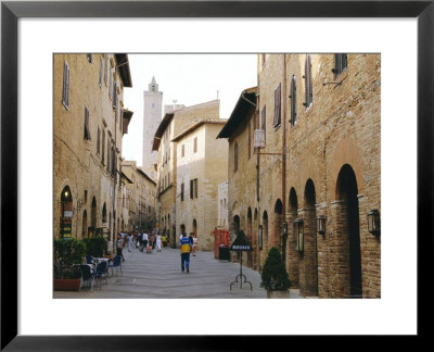 Via San Giovanni, San Gimignano, Tuscany, Italy by Fraser Hall Pricing Limited Edition Print image