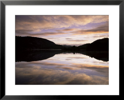 Pond Reflection And Clouds At Dawn, Kristiansand, Norway, Scandinavia, Europe by Jochen Schlenker Pricing Limited Edition Print image