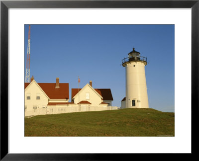 Exterior Of Nobska Point Lighthouse, Woods Hole, Cape Cod, Massachusetts, Usa by Fraser Hall Pricing Limited Edition Print image