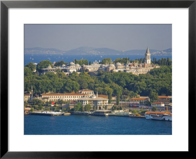 Topkapi Palace And Bosphorus From Galata Tower, Istanbul, Turkey by Michele Falzone Pricing Limited Edition Print image