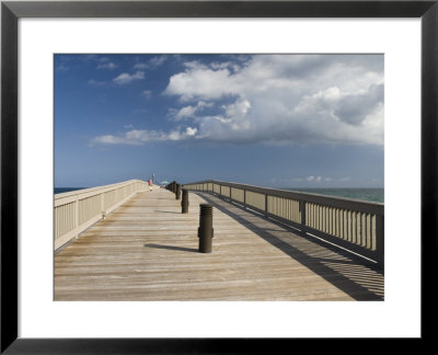 Pompano Beach Pier, Pompano Beach, Florida by Walter Bibikow Pricing Limited Edition Print image