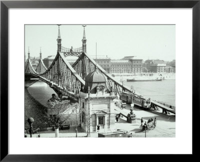 Budapest. View Of The Chain Bridge, Called Szechenyi-Lanchid, In Budapest by Vincenzo Balocchi Pricing Limited Edition Print image