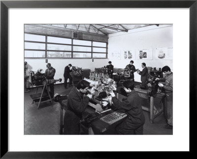 Classroom Of The State Run Professional Institute For Industry And Handicraft Alfredo Ferrari by A. Villani Pricing Limited Edition Print image