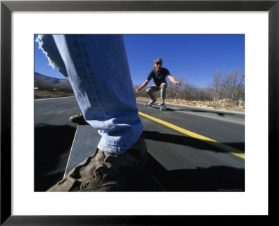 Skateboarders On A Smooth Road by Bill Hatcher Pricing Limited Edition Print image