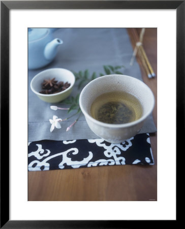 Chai Tea In Tea Bowl, Star Anise Behind by Deirdre Rooney Pricing Limited Edition Print image