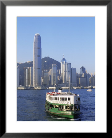 Star Ferry And City Skyline, Hong Kong, China by Steve Vidler Pricing Limited Edition Print image