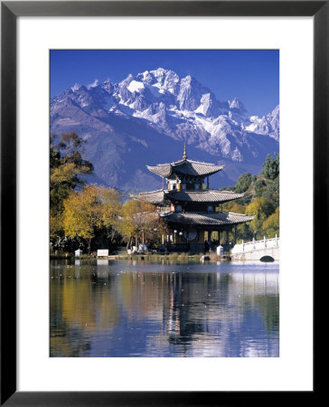 Black Dragon Pool, Lijiang, Yunnan, China by Peter Adams Pricing Limited Edition Print image