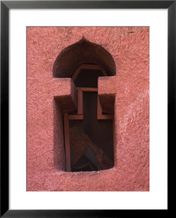 Aksumite Window, Bet Gabriel-Rufael, Lalibela, Ethiopia by Jane Sweeney Pricing Limited Edition Print image