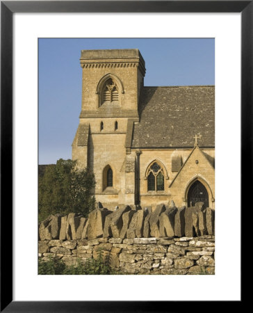 Local Parish Church, Snowshill Village, The Cotswolds, Gloucestershire, England by David Hughes Pricing Limited Edition Print image