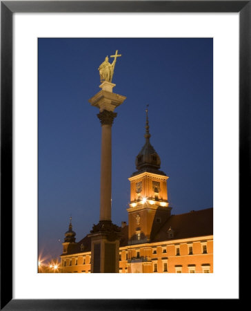 Castle Square (Plac Zamkowy), The Sigismund Iii Vasa Column And Royal Castle, Warsaw, Poland by Gavin Hellier Pricing Limited Edition Print image