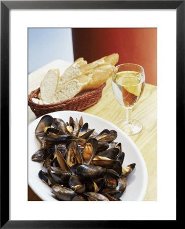 A Plate Of Mussels, Glasgow, Scotland, United Kingdom, Europe by Yadid Levy Pricing Limited Edition Print image