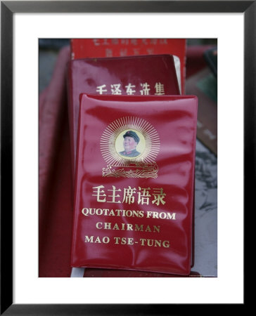 Red Book Of Mao Sold At Souvenir Stand, Daxu Historical Town, Guilin, Guangxi Province, China, Asia by Angelo Cavalli Pricing Limited Edition Print image