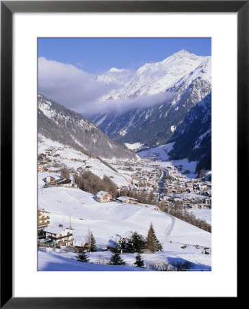 Valley Above Town Of Solden In The Austrian Alps,Tirol (Tyrol), Austria, Europe by Richard Nebesky Pricing Limited Edition Print image