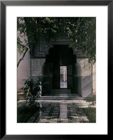 Entrance To The Bahia Palace, Marrakech by Henrie Chouanard Pricing Limited Edition Print image
