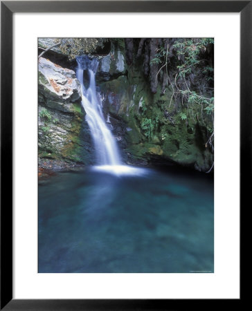 Pico Blanca Falls In Los Padres National Forest, California by Rich Reid Pricing Limited Edition Print image