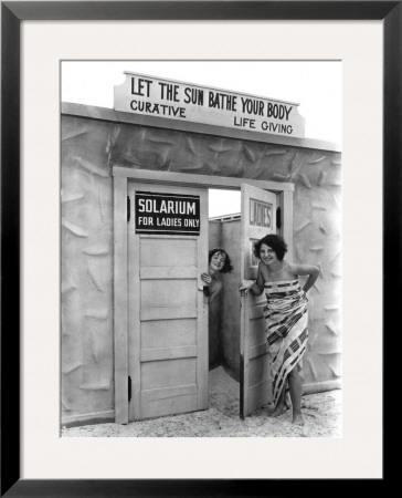 A Solarium In St. Petersburg, Florida, Touts The Healthful Effects Of The Sun by Clifton R. Adams Pricing Limited Edition Print image