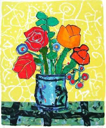 Bouquet De Fleurs V by Paul Aizpiri Pricing Limited Edition Print image