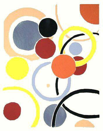 Compositions Couleurs Idees No. 2 by Sonia Delaunay-Terk Pricing Limited Edition Print image