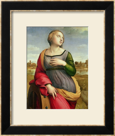 St. Catherine Of Alexandria, 1507-8 by Raphael Pricing Limited Edition Print image