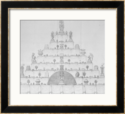 Designs For Food Decoration, From Le Maitre D'hotel Francais by Marie Antoine Careme Pricing Limited Edition Print image