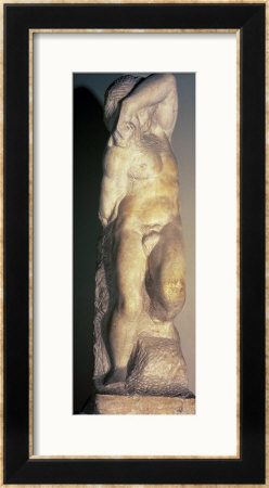 Young Slave, Circa 1520-23 by Michelangelo Buonarroti Pricing Limited Edition Print image