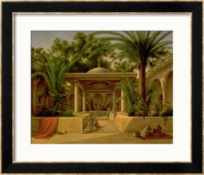 The Khabanija Fountain, Cairo, 1845 by Grigory Tchernezov Pricing Limited Edition Print image