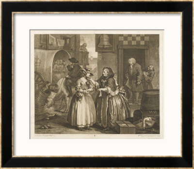 Ensnared By A Procuress by William Hogarth Pricing Limited Edition Print image