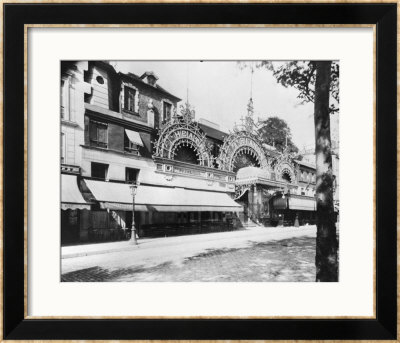 The Concert De Trianon In Paris, 84 Boulevard Rochechouart, September 1900 by Eugene Atget Pricing Limited Edition Print image