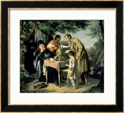 Tea Drinking In Mytishchi, Near Moscow, 1862 by Vasili Grigorevich Perov Pricing Limited Edition Print image