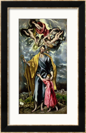 St. Joseph And The Christ Child, 1597-99 by El Greco Pricing Limited Edition Print image