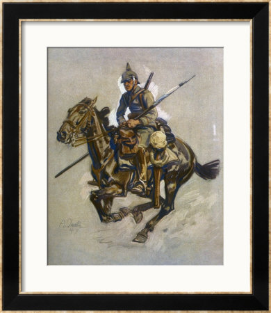 German Dispatch Rider by Angelo Jank Pricing Limited Edition Print image