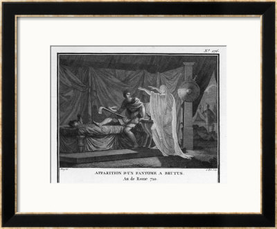 Brutus Is Visted By The Spirit Of Julius Caesar by Augustyn Mirys Pricing Limited Edition Print image