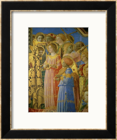 The, Detail Coronation Of The Virgin by Fra Angelico Pricing Limited Edition Print image