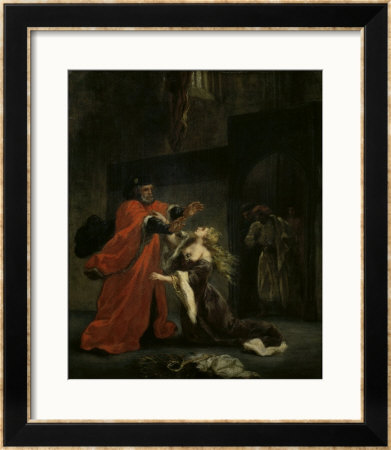Desdemone Aux Pieds De Son Pere by Eugene Delacroix Pricing Limited Edition Print image