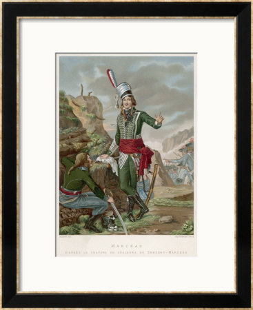 F S Marceau-Desgraviers French Military With Colleagues by Antoine Louis Francois Sergent-Marceau Pricing Limited Edition Print image