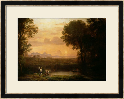 Landscape At Dusk by Claude Lorrain Pricing Limited Edition Print image