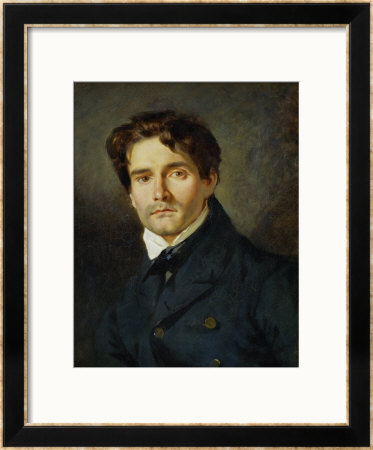 Portrait Leon Riesener by Eugene Delacroix Pricing Limited Edition Print image