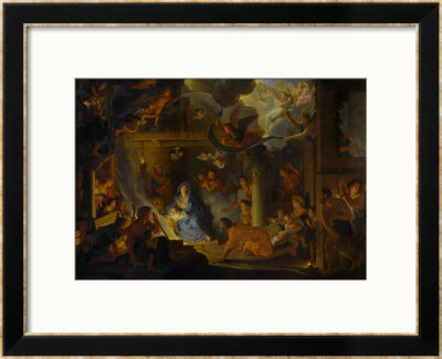 The Adoration Of The Shepherds, 1689 by Charles Le Brun Pricing Limited Edition Print image