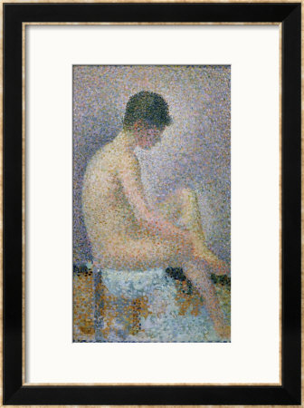 Model In Profile, 1886 by Georges Seurat Pricing Limited Edition Print image