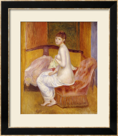 Seated Nude, Resting, 1885 by Pierre-Auguste Renoir Pricing Limited Edition Print image