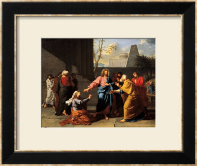 Christ And The Canaanite Woman, 1783-84 by Jean-Germain Drouais Pricing Limited Edition Print image