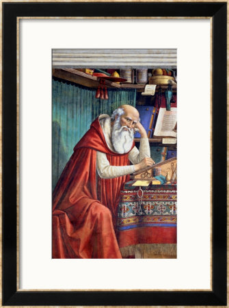 St. Jerome In His Study, 1480 by Domenico Ghirlandaio Pricing Limited Edition Print image