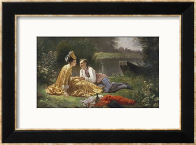 The Lover's Picnic by Auguste Hadamard Pricing Limited Edition Print image