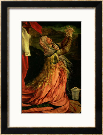 Mary Magdalene, Detail From The Crucifixion From The Isenheim Altarpiece, Circa 1512-16 by Matthias Grunewald Pricing Limited Edition Print image
