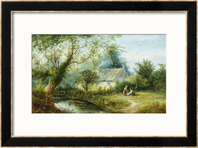 Cottage In Derbyshire by George Turner Pricing Limited Edition Print image