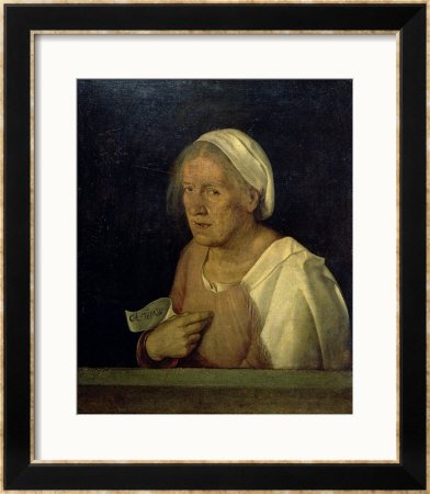 The Old Woman by Giorgione Pricing Limited Edition Print image